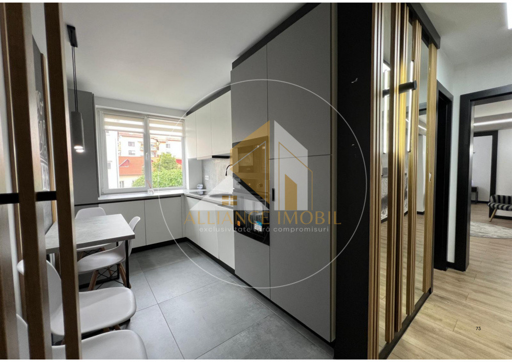  Închiriere apartament 2 camere, mobilat modern – B-dul Republicii