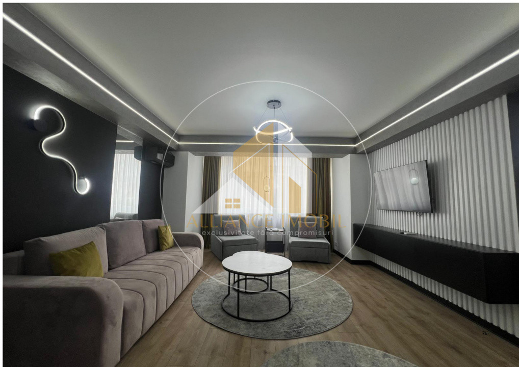  Închiriere apartament 2 camere, mobilat modern – B-dul Republicii