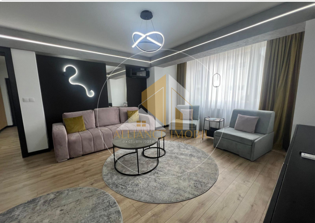  Închiriere apartament 2 camere, mobilat modern – B-dul Republicii